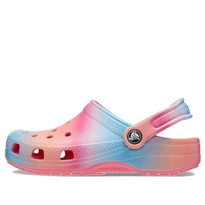 (GS) Crocs Classic Color Dip Clogs 'Pink Blue Orange' 209041-6WA