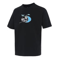 Converse Disk Jockey Logo T-Shirt Asia Sizing 'Black' 10024875-A03