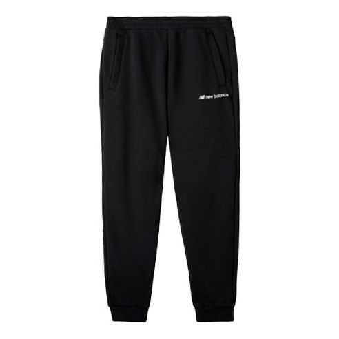 New Balance Cotton Sweatpants Asia Sizing 'Black' MLA3S511-BK