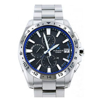 Men's CASIO Ocean Series Blue Quartz Sports Waterproof Smart Watch Mens Silver Analog OCW-T3000-1AJF