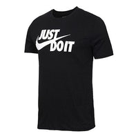 Nike Sportswear Tee Just Do It Casual Sport Round NeckShort Sleeve Men's Black AR5006-011