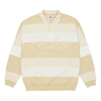 Palace FW21 Classic Stripe Drop Shoulder Polo Shirts 'Beige' P21ES042