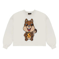 Drew House Sherman Boxy Crewneck Sweatshirt 'Off-White' DR-FW22-518