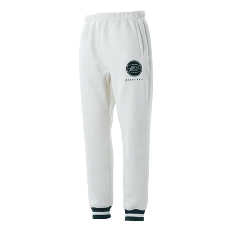New Balance Sweat Bonding Fleece Pants Asia Sizing 'Beige' AMP25118-SST