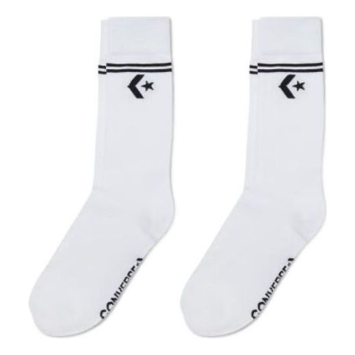 Converse Chevron Stripes Logo Two Pairs 'White' 10026143-A01