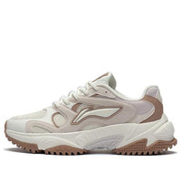 (WMNS) Li-Ning Star Wind Sneakers 'White Beige Brown' AGCT150-4
