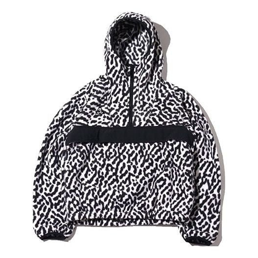 Nike Nrg Acg fleece Anorak Aop 'Black White' CI0460-100