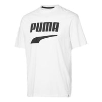 PUMA Casual Sports Alphabet Printing Breathable Short Sleeve White 579112-02