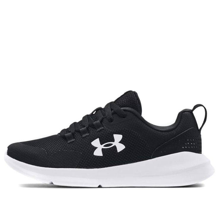 (WMNS) Under Armour Essential Wide D 'Black White' 3025372-001