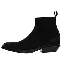 Balenciaga Santiago Black Suede Ankle Boots 'Black' 579736WA7301000
