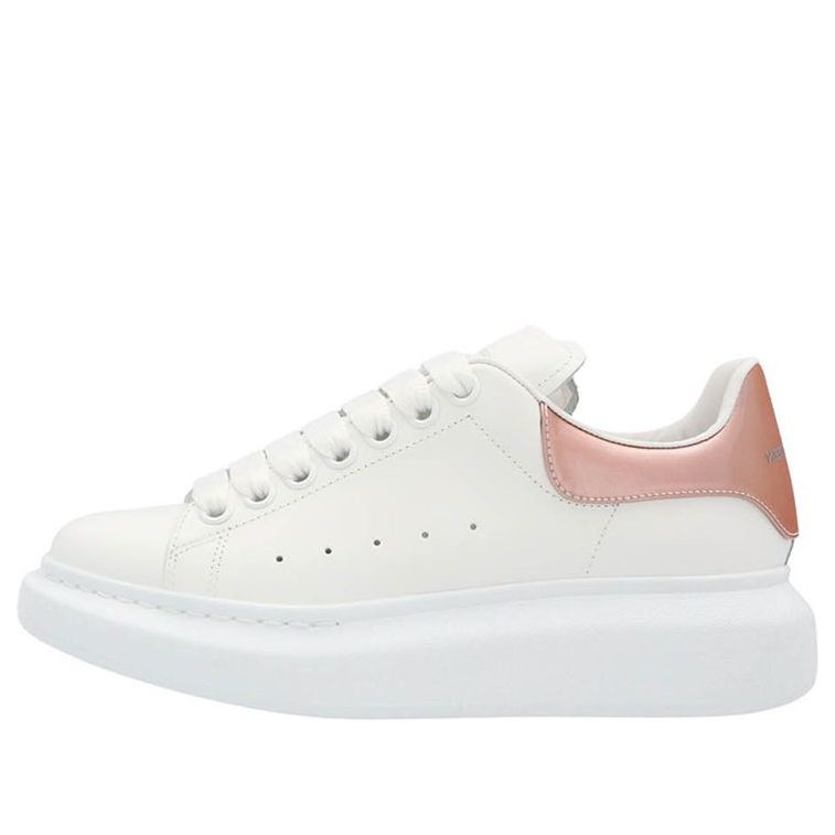 (WMNS) Alexander McQueen Oversize Sole Sneakers 'White Pink' 676702WIBNB9042