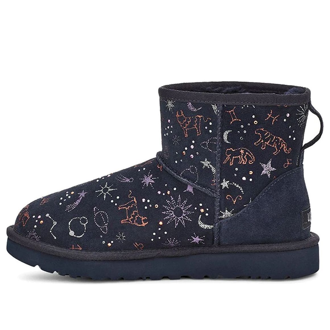 (WMNS) UGG Classic Zodiac Mini Fleece Lined Navy Blue 1112516-SNGH
