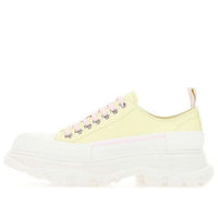 (WMNS) Alexander McQueen Tread Slick Sneakers 'Yellow White' 702042WHZ627157