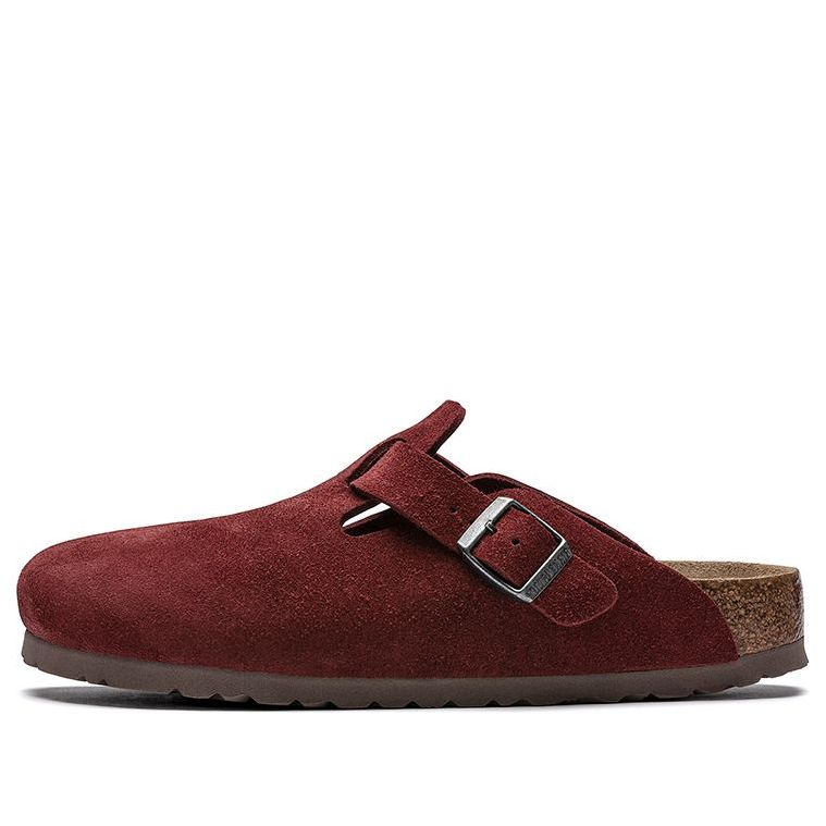 Birkenstock Boston Narrow 'Suede Red' 1017506