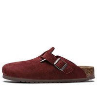 Birkenstock Boston Narrow 'Suede Red' 1017506