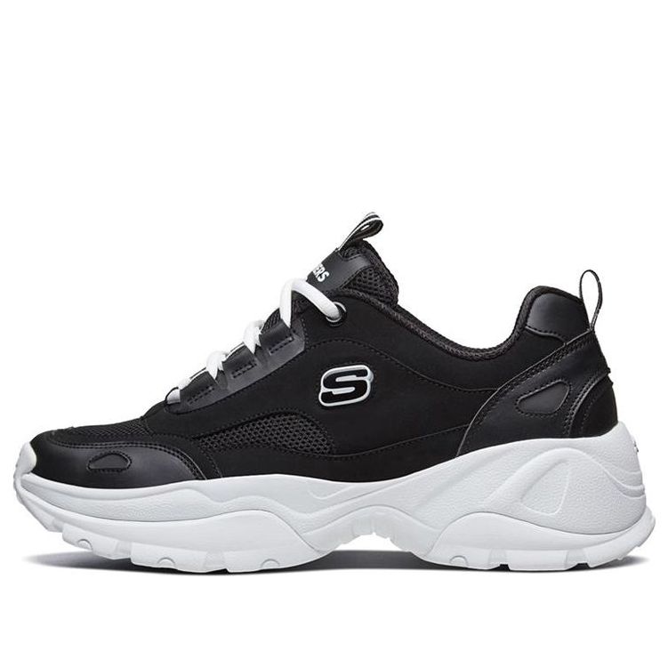 Skechers Kozmiks Low-Top Running Shoes Black/White 999103-BLK