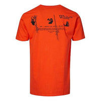 Off-White logo Printing Short Sleeve Red OMAA027E20JER0032010