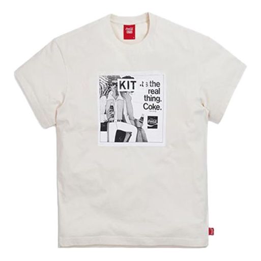 KITH x Coca Cola Crossover 60S Vintage Printing Short Sleeve Unisex White KH3880-104