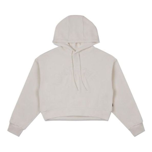(WMNS) Converse  Hoodie Asia Sizing 'White' 10026557-A01