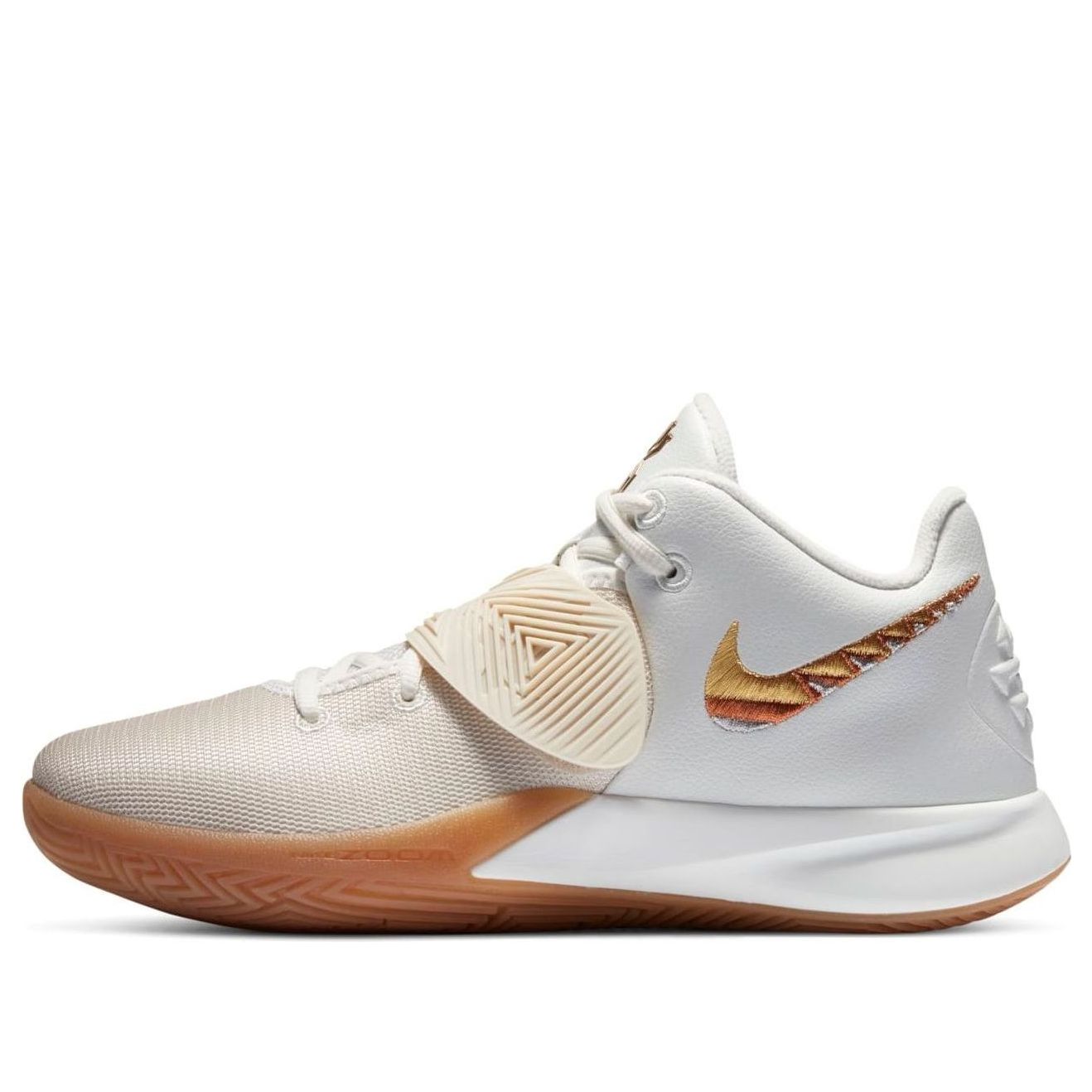Nike Kyrie Flytrap 3 'White Metallic Gold Gum' BQ3060-105