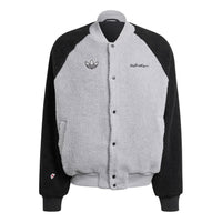 adidas Originals x Disney V-Day FL Jacket Asia Sizing 'Grey Black' IY2265