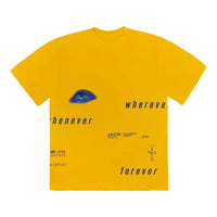 Travis Scott Digital Eye I T-shirt 'Yellow' CJPSSS36GOLD