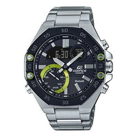 CASIO EDIFICE Waterproof Sports Mens Silver Analog ECB-10DB-1A