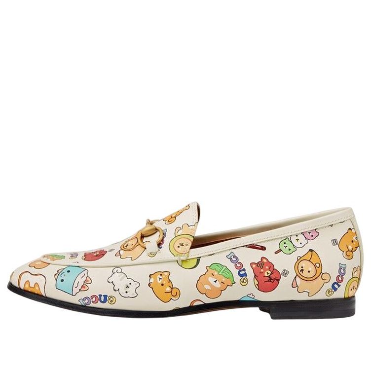 (WMNS) Gucci Jordaan Loafer 'Beige Multi' 737548-AABXY-9253