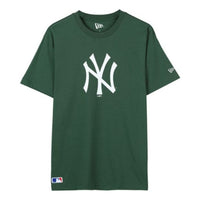 New Era MLB Large LOGO Round Neck Short Sleeve Unisex Green 12147606