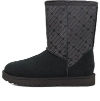 (WMNS) UGG Classic Short 2 'Black Grey' 1129450-BLK