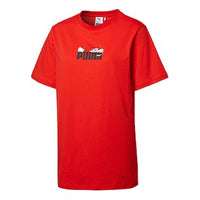 (WMNS) PUMA x Hello Kitty Crossover Short Sleeve Red 597141-99