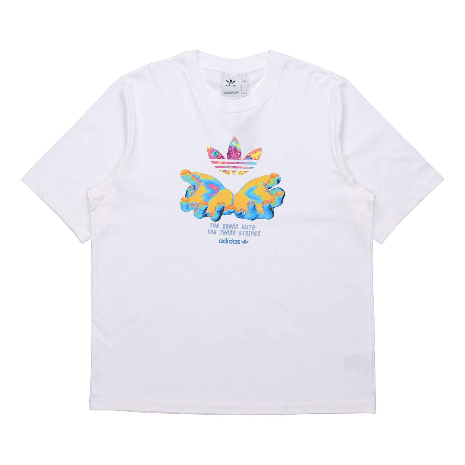 adidas originals Graphic Tee Printing Short Sleeve White GK7183