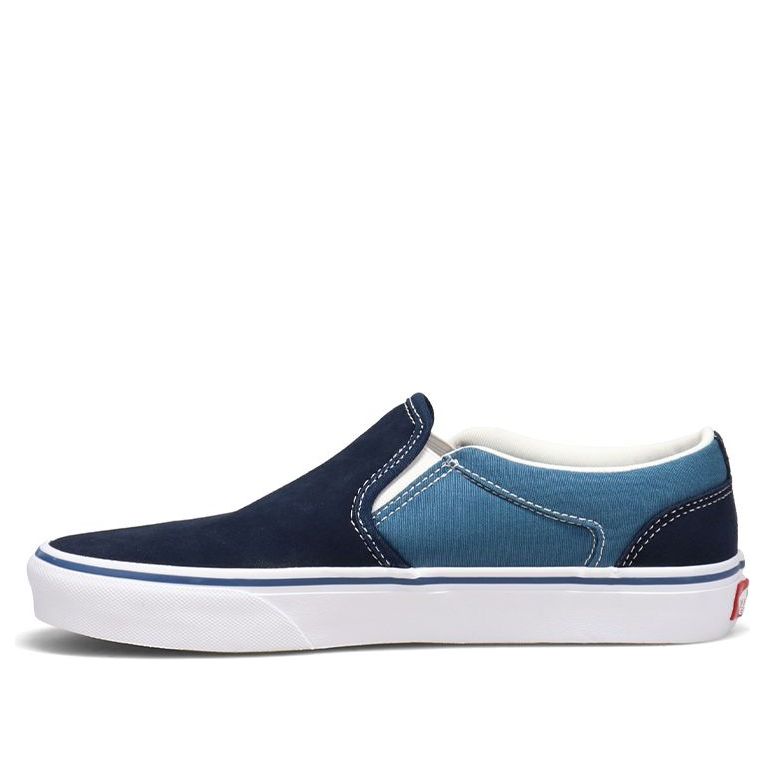 Vans Slip-On Low Tops Casual Skateboarding Shoes 'Blue' VN0A347735O