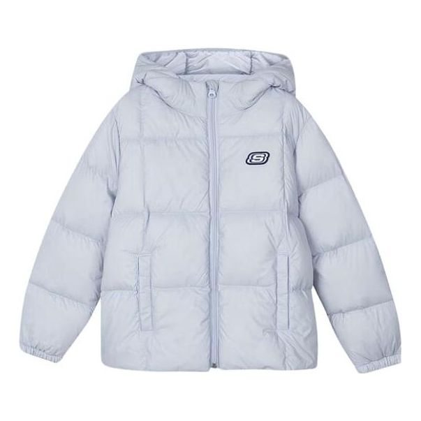 (GS) Skechers Casual Down Jacket 'Teal' L423K119-0356