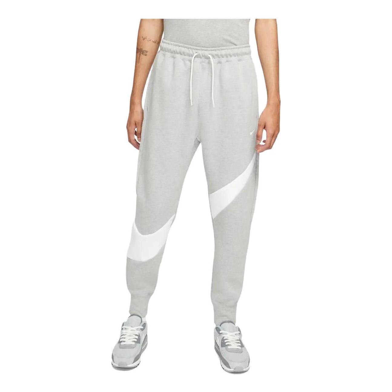 Nike Sportswear Swoosh Tech Sweatpants 'Grey White' DH1023-063