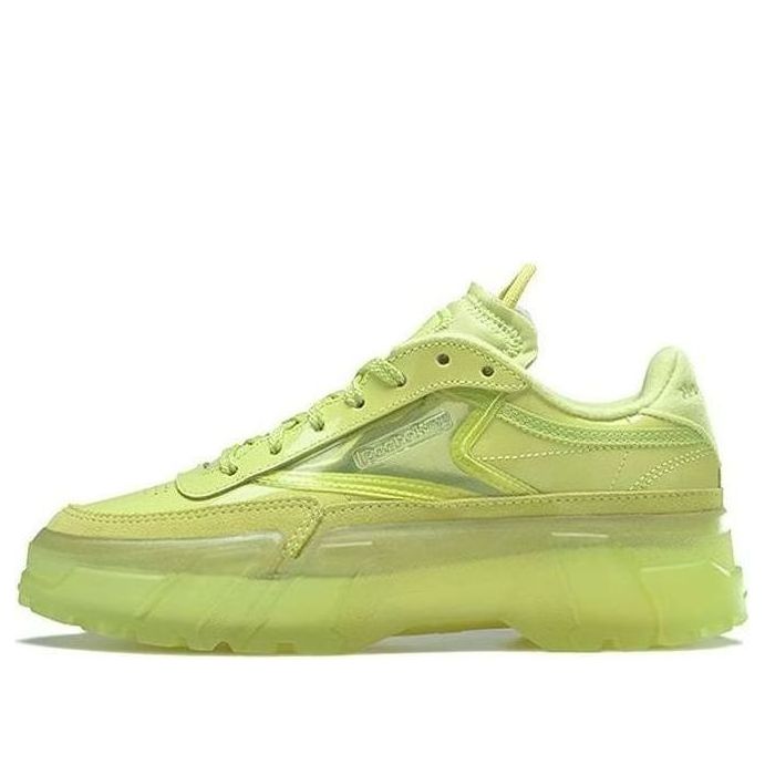 (GS) Reebok Cardi B x Club C J 'High Vis Green' H02528