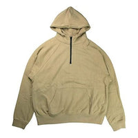 Fear of God Essentialss FW19 Half Zip Pullover 'Khaki' FOG-FW19-113