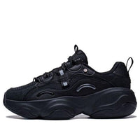 (WMNS) Li-Ning Mia Retro Dad Shoes 'Black' AGCT126-2