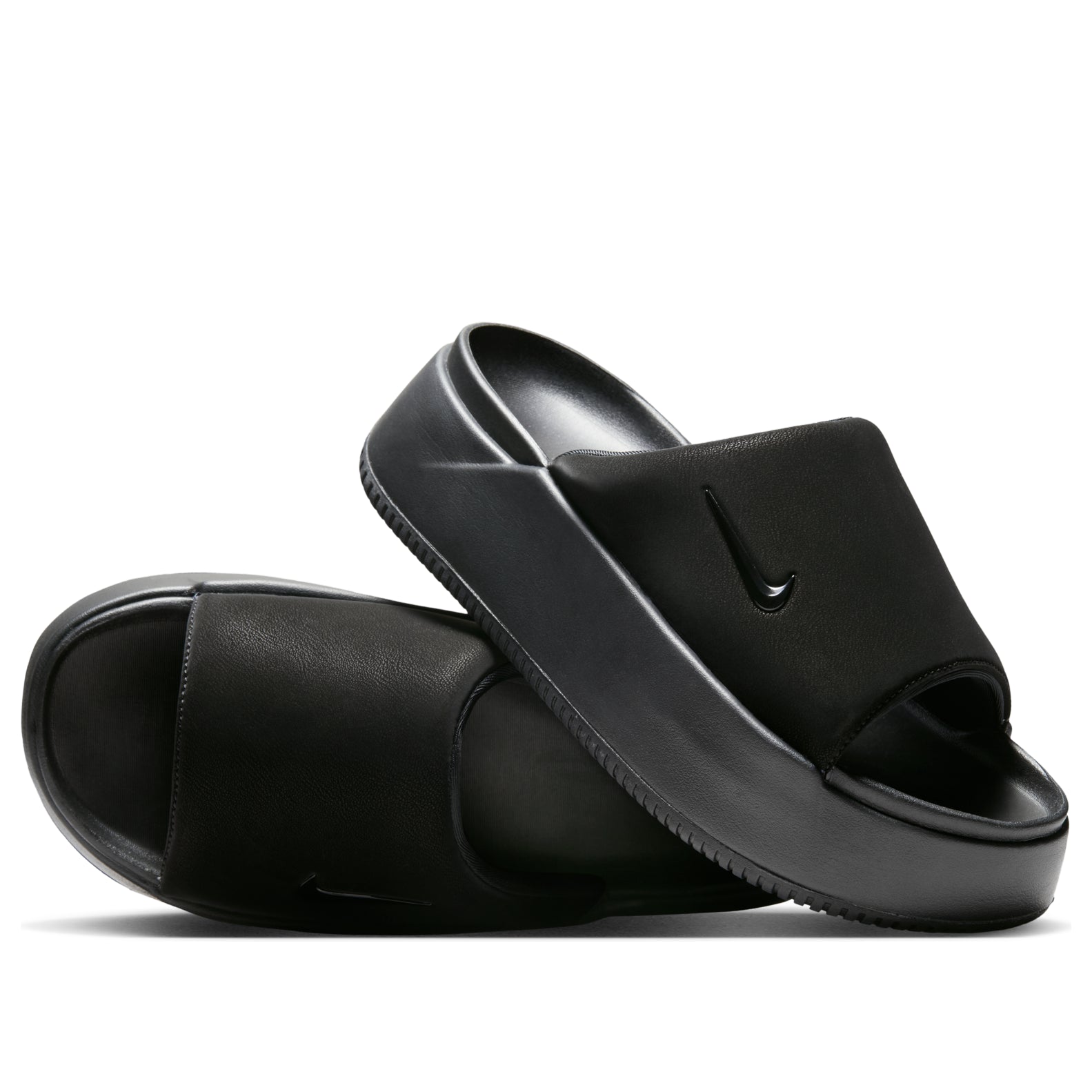 (WMNS) Nike Calm Elevation Slides 'Black' HJ5601-002