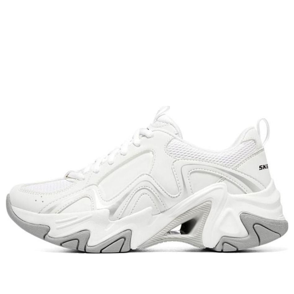(WMNS) Skechers Stamina V3 Shoes 'White Grey' 896151-WSL