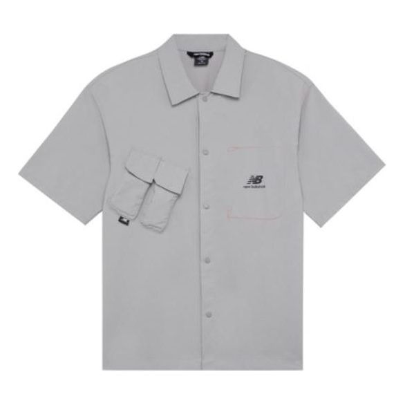 New Balance Trend Short Sleeve Shirt Asia Sizing 'Grey' AMJ22360-SDE