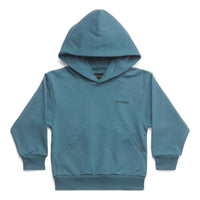 Balenciaga Logo Print Cotton Hoodie 'Blue' 682019TOVK64005