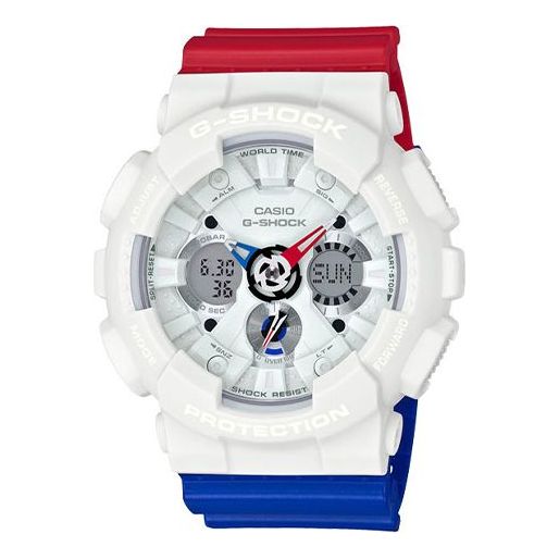 CASIO G-Shock Analog-Digital 'White Blue Red' GA-120TRM-7A