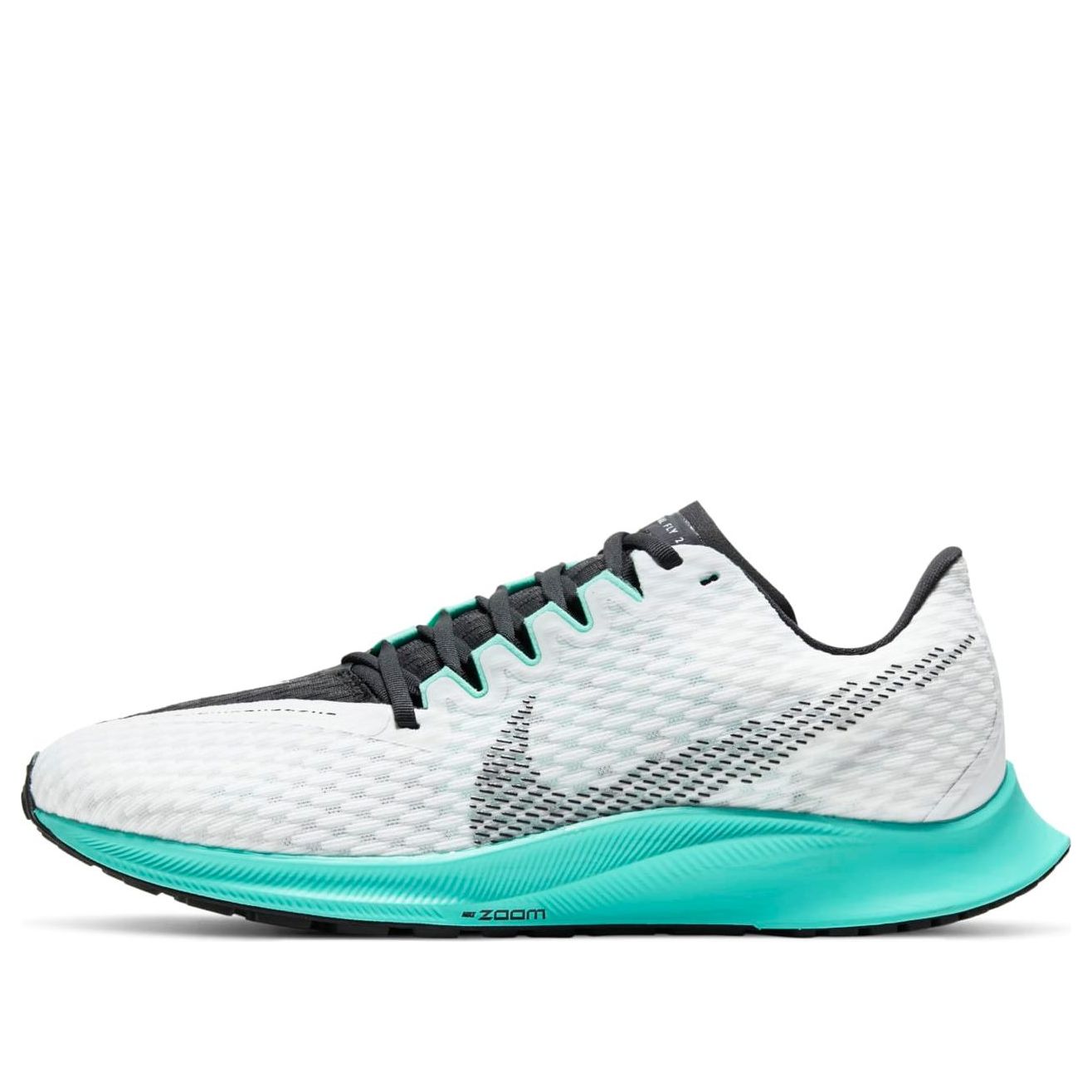 (WMNS) Nike Air Zoom Rival Fly 2 'Black White Green' CJ0509-103