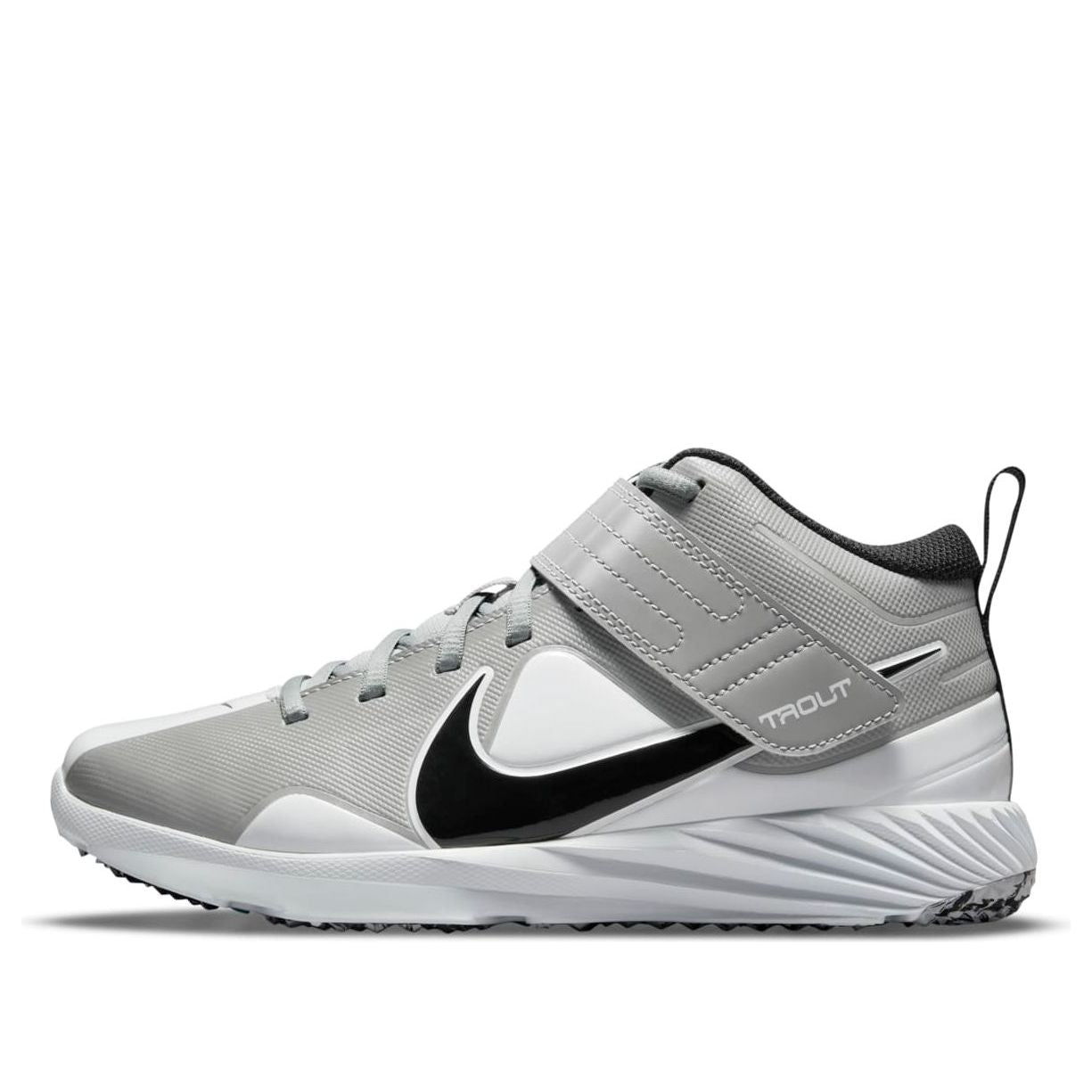 (GS) Nike Force Trout 7 Turf 'Light Smoke Grey Dynamic Turquoise' DC9217-023