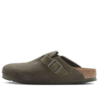Birkenstock Boston Suede Leather Regular 'Suede Moss Green' 1024721