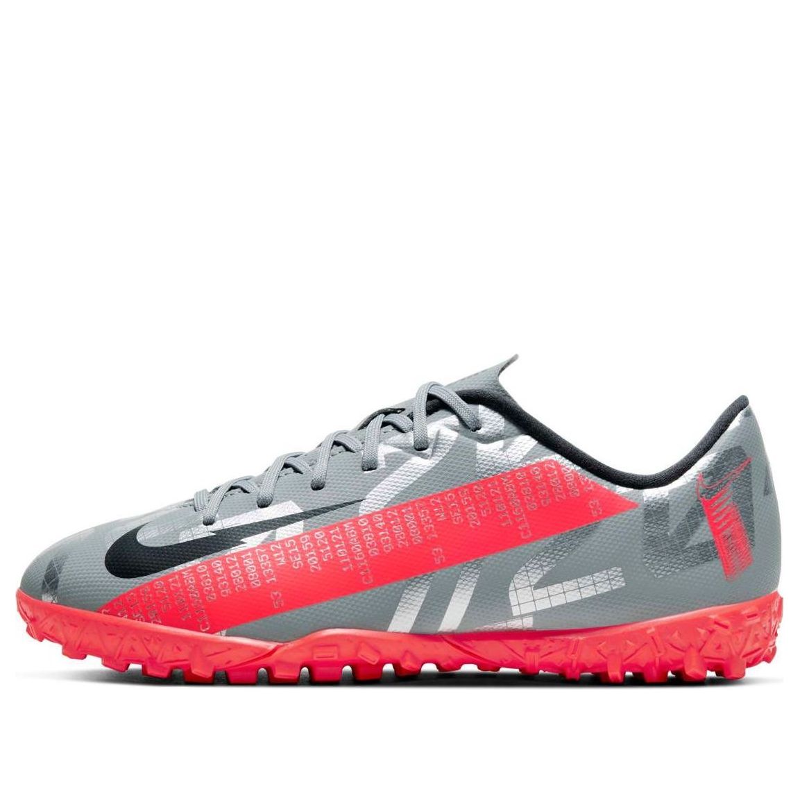 (GS) Nike JR Mercurial Vapor 13 Academy TF 'Gray Red' AT8145-906