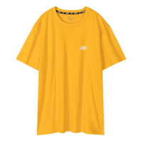 Men's Skechers Loose Printing Breathable Short Sleeve t Yellow L220M165-00D8
