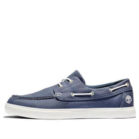 Timberland Seneca Bay Mixed Media Boat Shoes 'Navy' A1XEU432