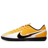 (GS) Nike Jr Mercurial Vapor 13 Academy IC Indoor Court 'Black Yellow' AT8137-801